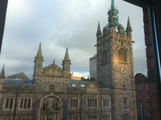 The view from Jury's Hotel, Belfast 