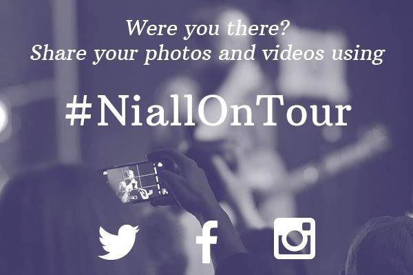 Share your tour photos #NiallOnTour