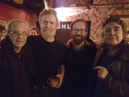 Javier Mas, Glen Hansard, Niall Connolly and Pat Conway.